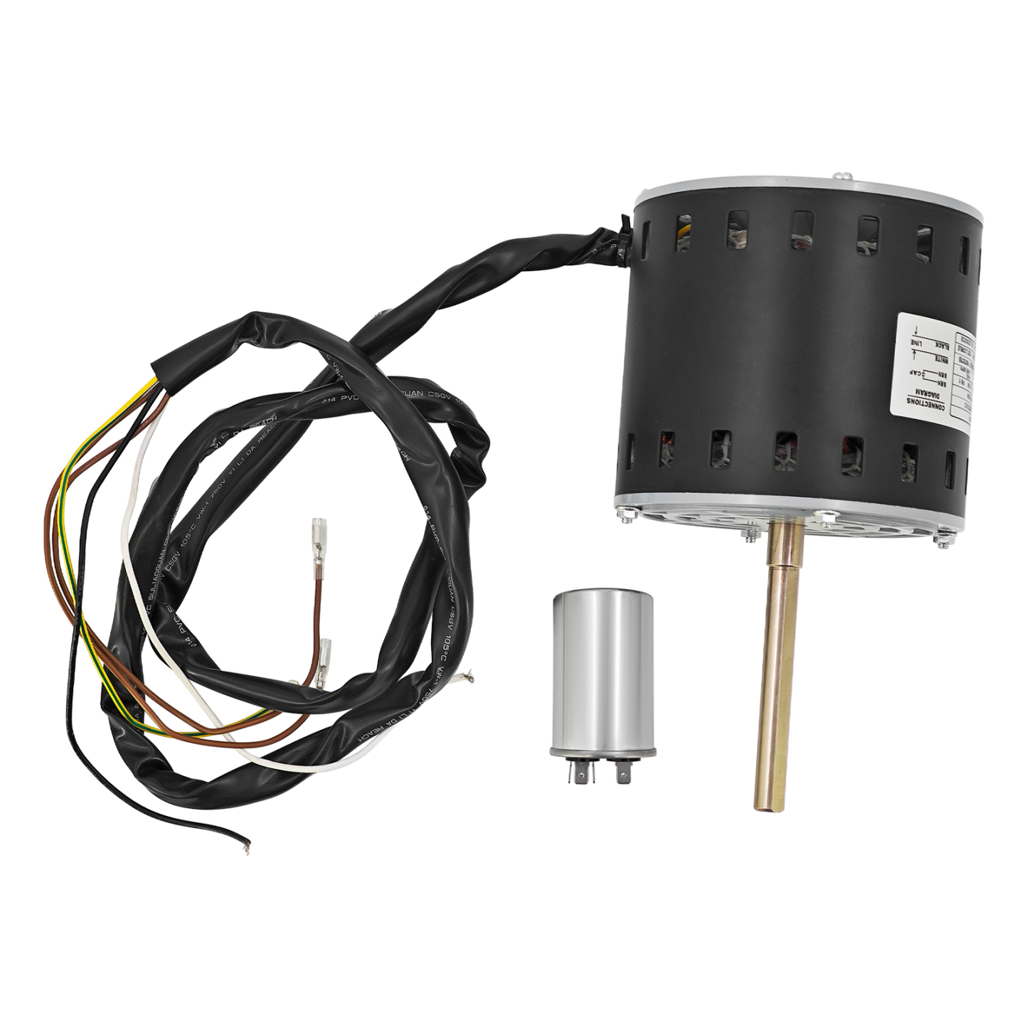 Condenser Fan Motor 1/2HP 115V Fits for AO Smith F48S37A13, 1050 RPM CCW