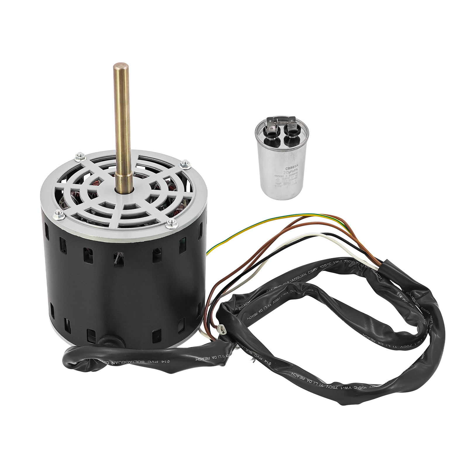 Condenser Fan Motor 1/2HP 115V Fits for AO Smith F48S37A13, 1050 RPM CCW