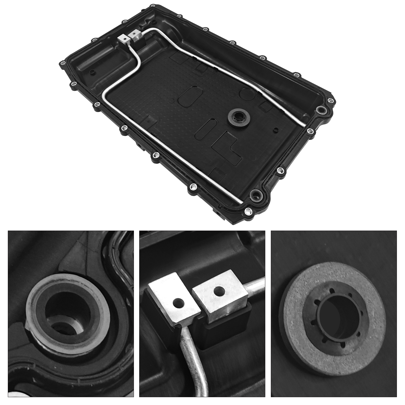 Transmission Oil Pan with Gasket for Ford F-150 2021-2023 Explorer 2020-2023 Lincoln Aviator 2020-2023 V6 3.0L