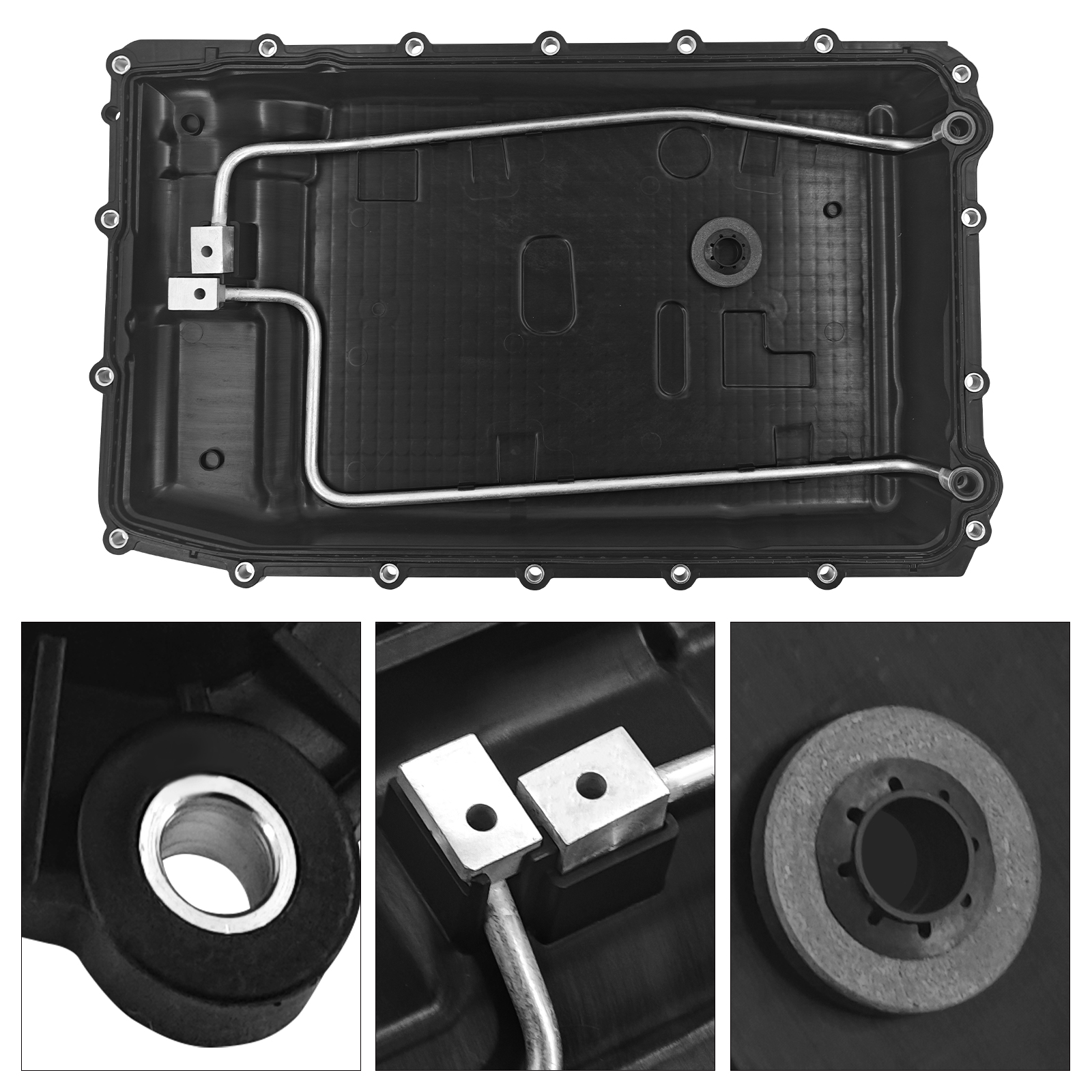 Transmission Oil Pan with Gasket for Ford F-150 2021-2023 Explorer 2020-2023 Lincoln Aviator 2020-2023 V6 3.0L