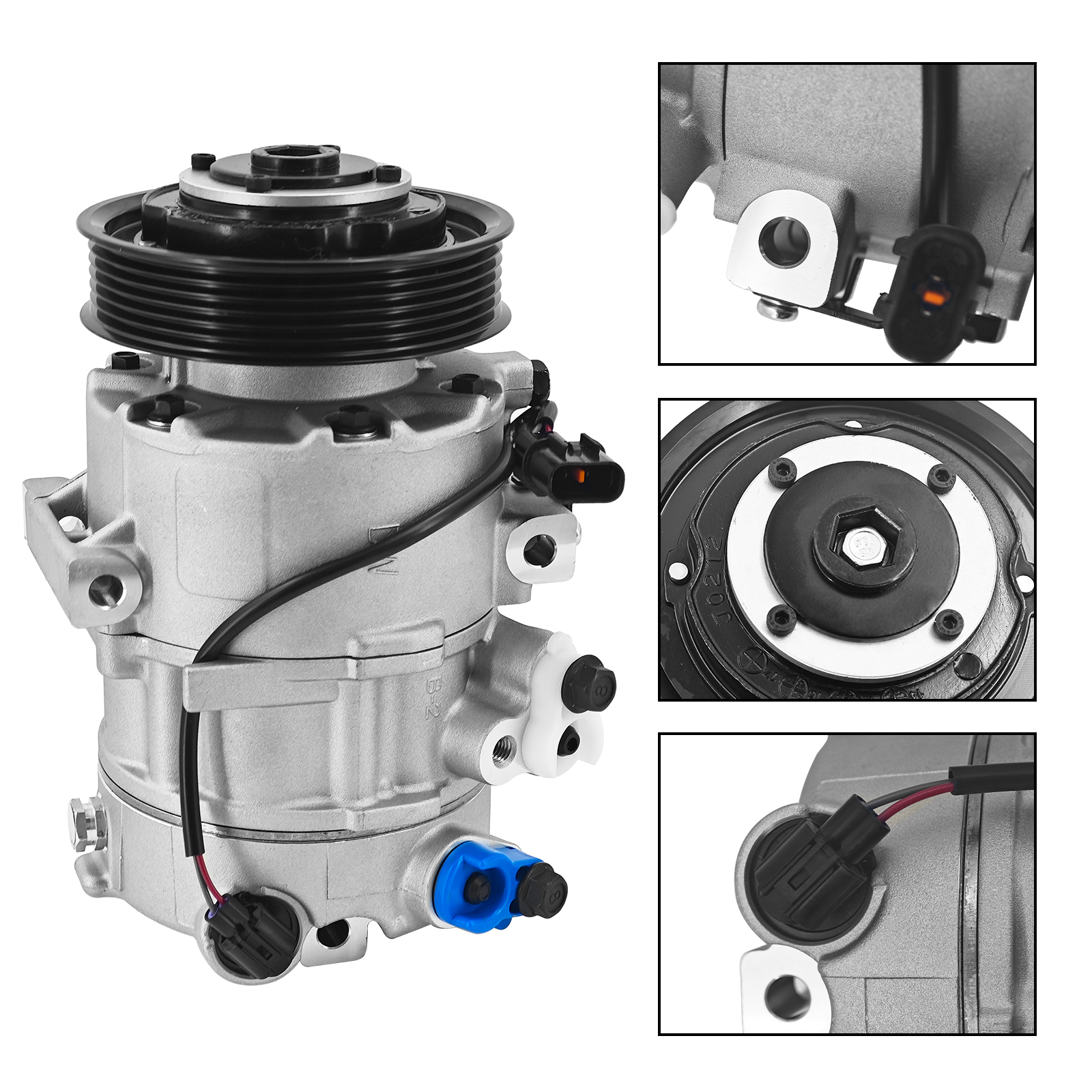 2.0L AC Compressor Assembly w/Clutch Compatible with Hyundai Tucson 2.0L 2017-2018