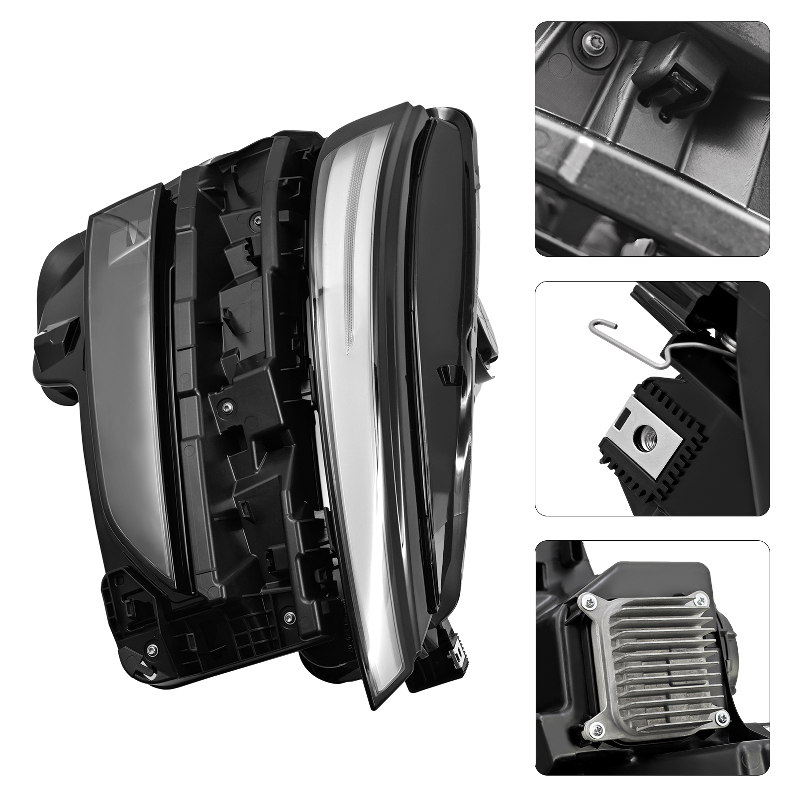 Right LED Headlight Assembly Compatible with Tesla Model Y Juniper 2025-2026