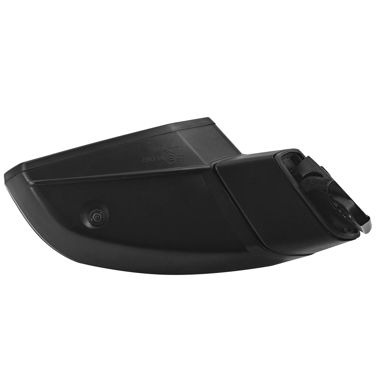 Left Driver Side Mirror 15+1 Wires w/Camera for Audi 2017-2019 Q7 Prestige/Premium (Plus) Sport; ECHR, Lane Change Assist, Power Adjustment and Folding, Heated, Turn Signals, Memory, Black