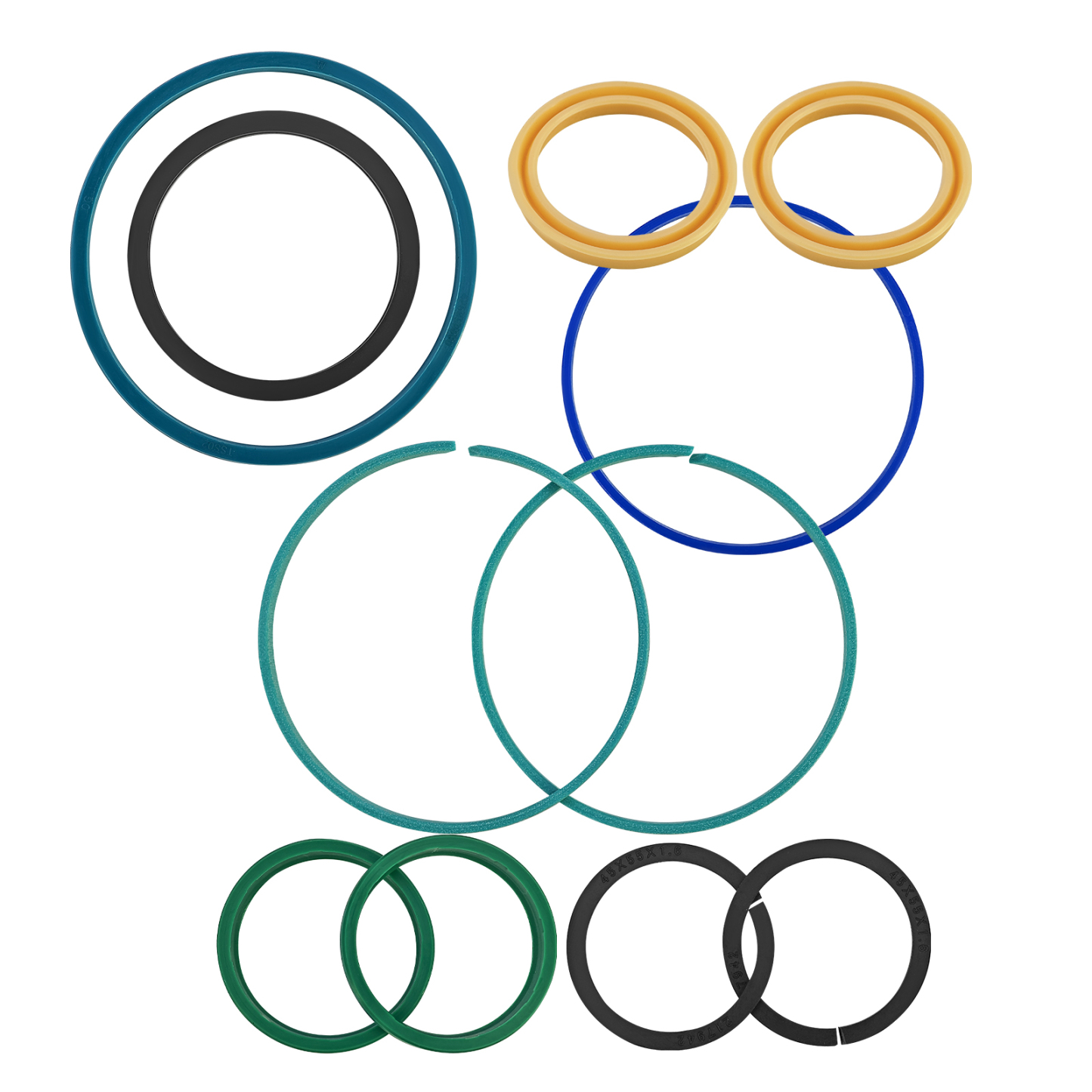 Hydraulic Seal Kit Compatible with Genie Rod 1.75 Bore 3.54 in | for Telehandler GTH644 GTH842 GTH844 SS644C SS842C TH636C TH644C