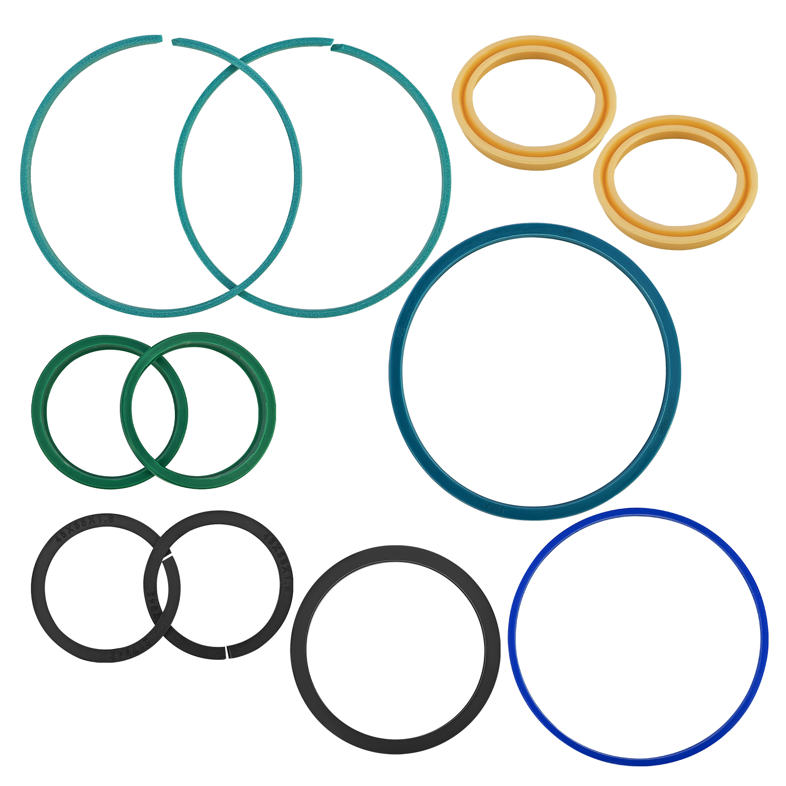 Hydraulic Seal Kit Compatible with Genie Rod 1.75 Bore 3.54 in | for Telehandler GTH644 GTH842 GTH844 SS644C SS842C TH636C TH644C