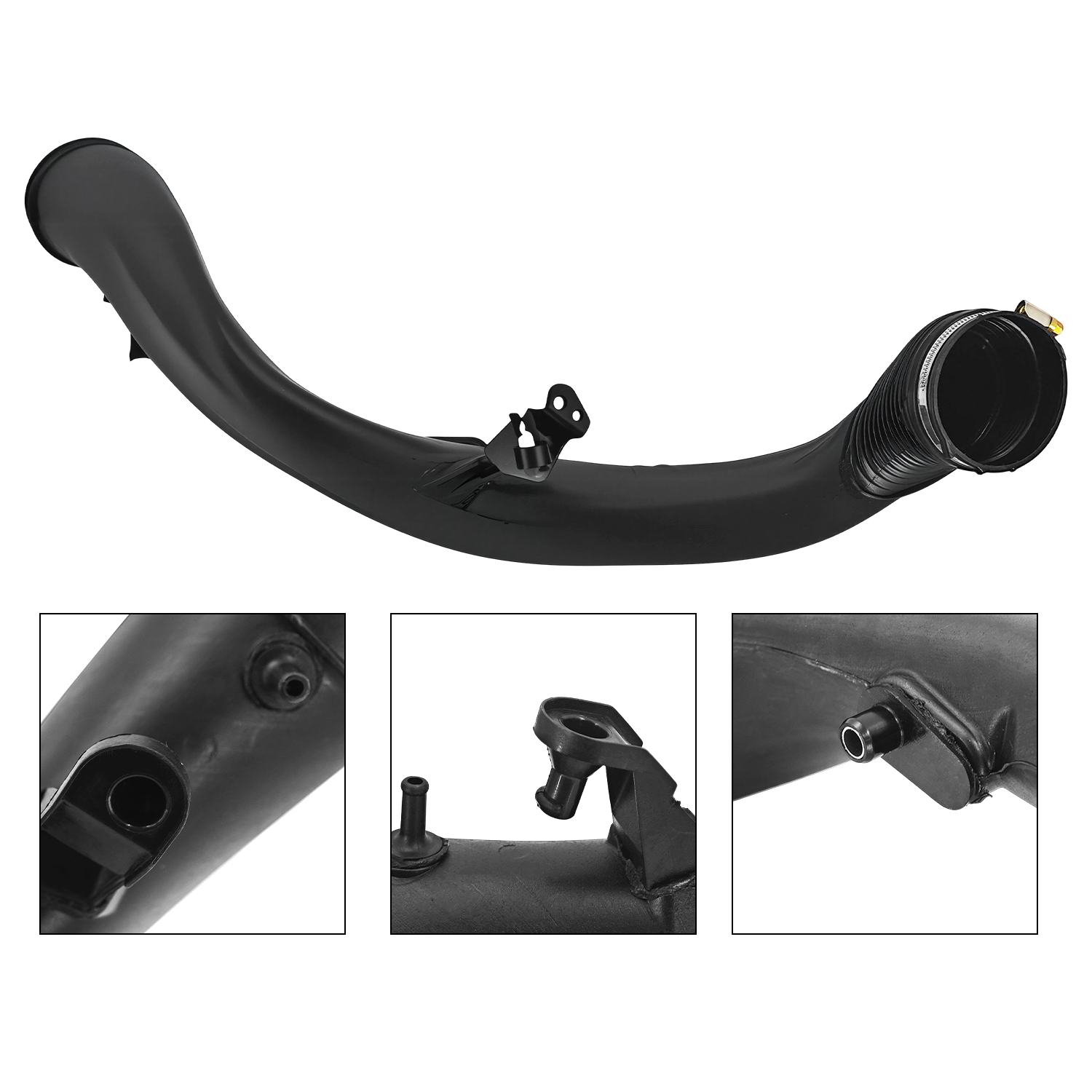 Engine Air Intake Hose Fits for Volvo S60 V60 XC60 XC70 S80 2008-2016 (Black)