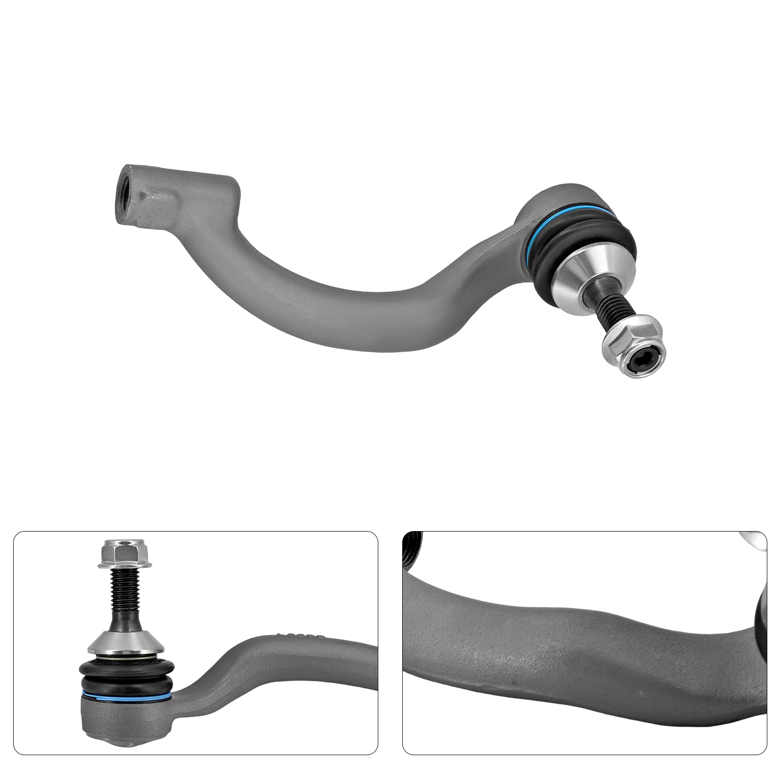 Front Suspension Kit for Jaguar S-Type XF XFR 2003-2015 | 12PCS, Upper & Lower Control Arm, w/Ball joint & Bushing Outer Tie Rod