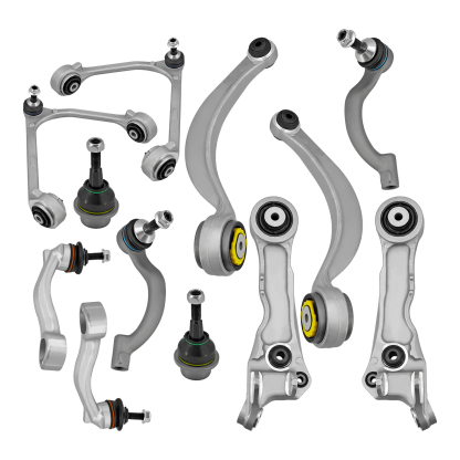 Front Suspension Kit for Jaguar S-Type XF XFR 2003-2015 | 12PCS, Upper & Lower Control Arm, w/Ball joint & Bushing Outer Tie Rod