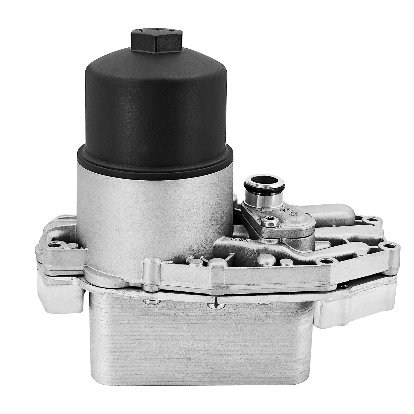 Aluminum Engine Oil Cooler Oil Filter Housing Adapter Fits for Ford F-150 3.0L 2018-2021
