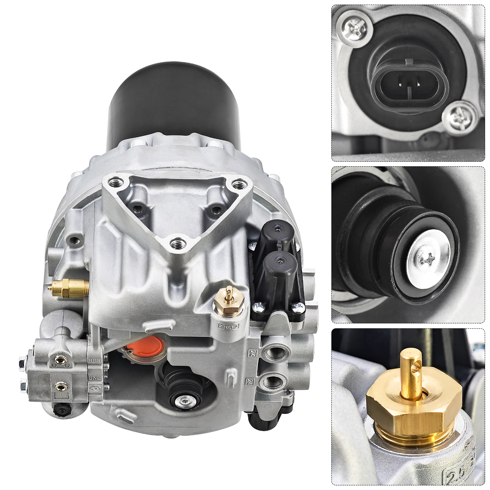 Air Dryer with Purge Tank Fit for Peterbilt | For Kenworth For Volvo For Meritor For Mack Truck 12V