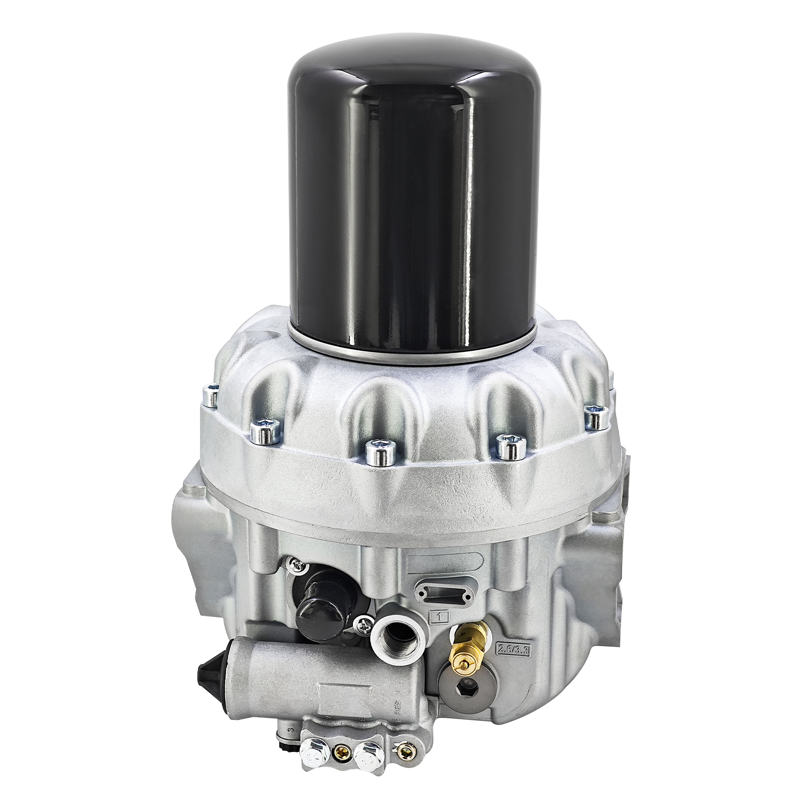 Air Dryer with Purge Tank Fit for Peterbilt | For Kenworth For Volvo For Meritor For Mack Truck 12V