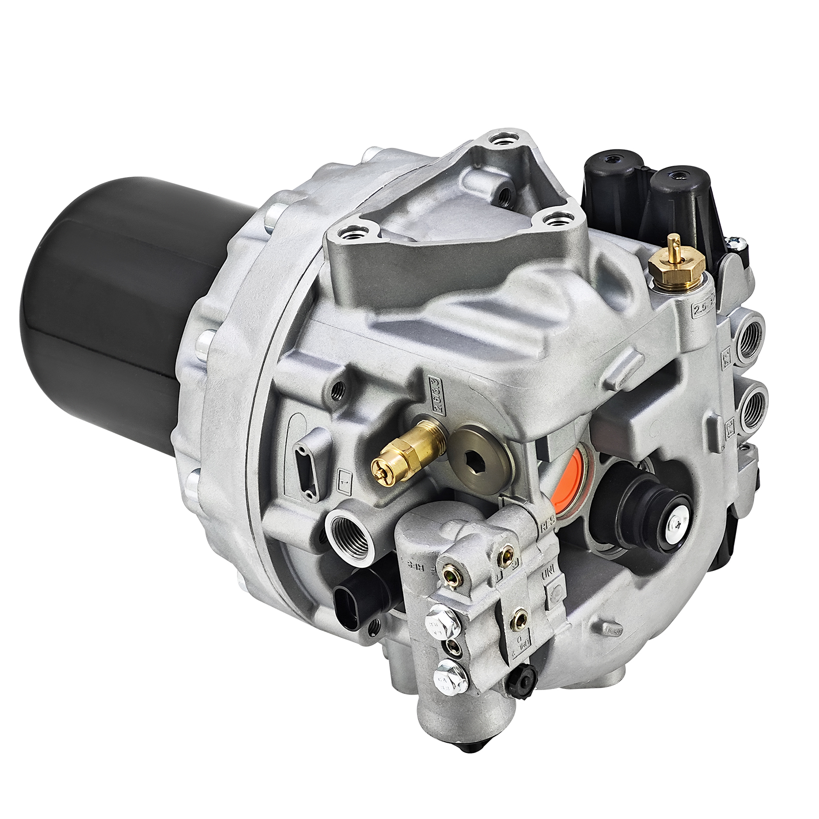 Air Dryer with Purge Tank Fit for Peterbilt | For Kenworth For Volvo For Meritor For Mack Truck 12V