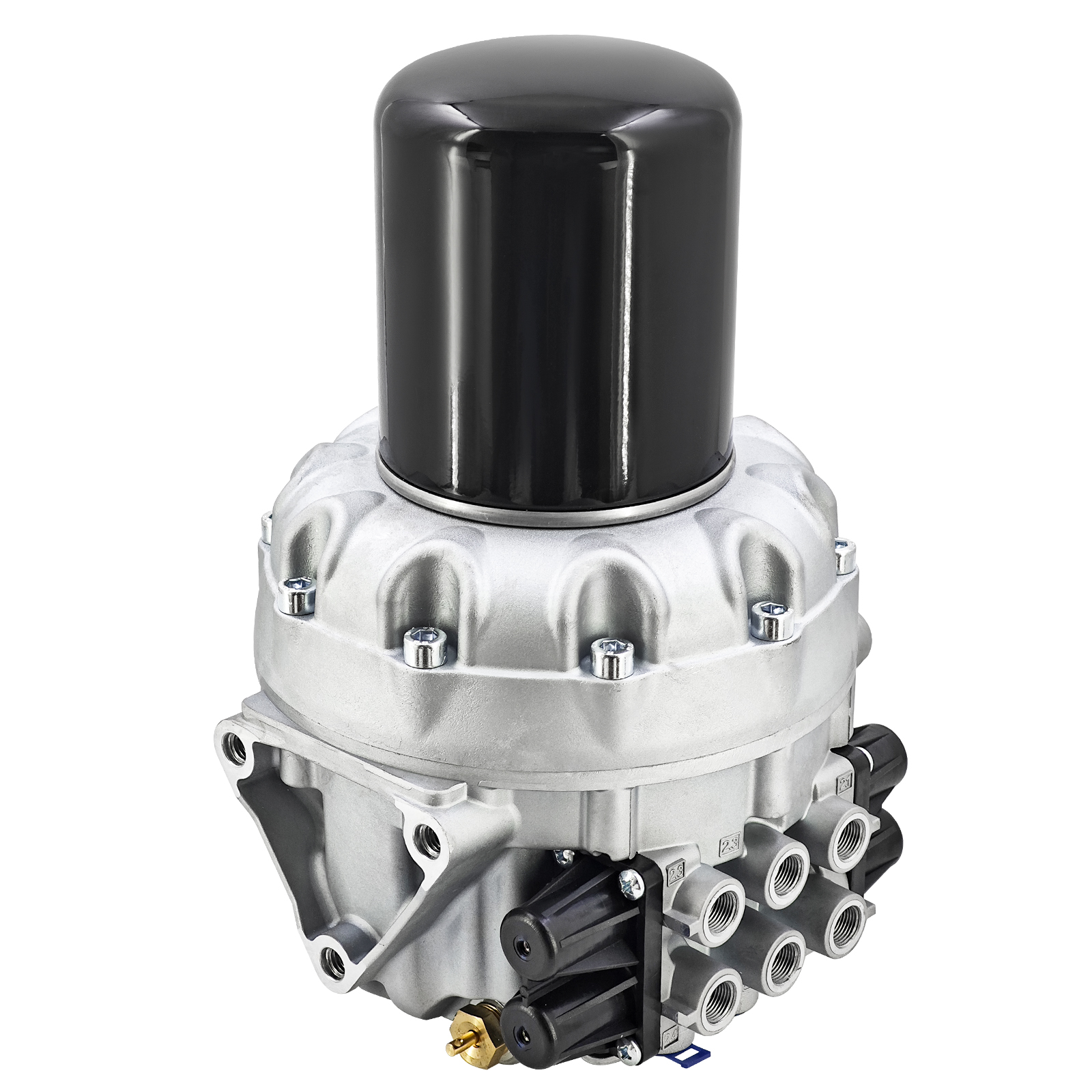 Air Dryer with Purge Tank Fit for Peterbilt | For Kenworth For Volvo For Meritor For Mack Truck 12V
