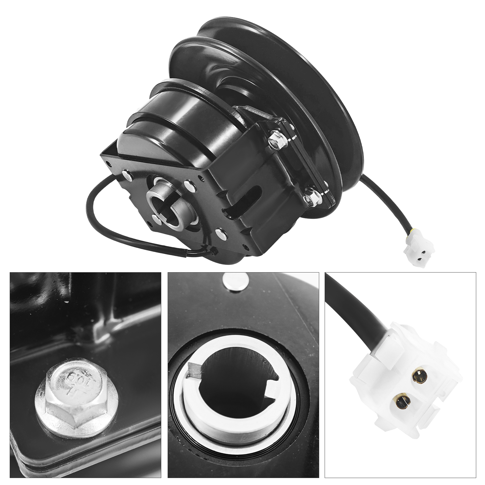 Electric PTO Mower Clutch Fits for Husqvarna Z248F Z254, Z254F, TC238, TC342, YTH24V54, w/Bracket