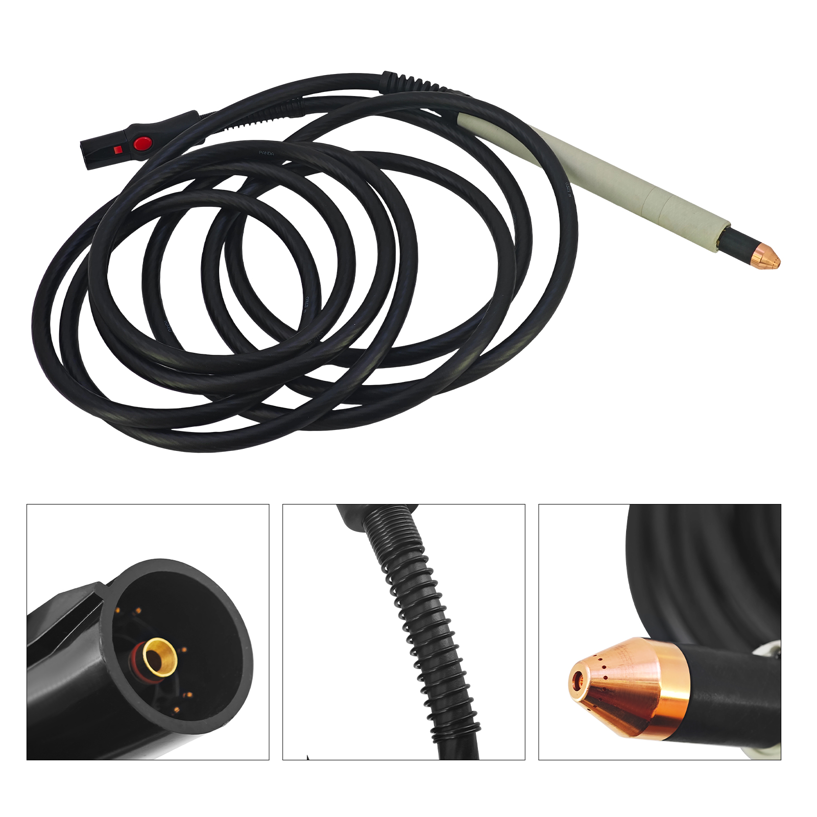 Cutting Mechanized Torch Fits for Hypertherm Powermax for Powermax 45/65/85/105A, 180 Degree, 24.9 Ft