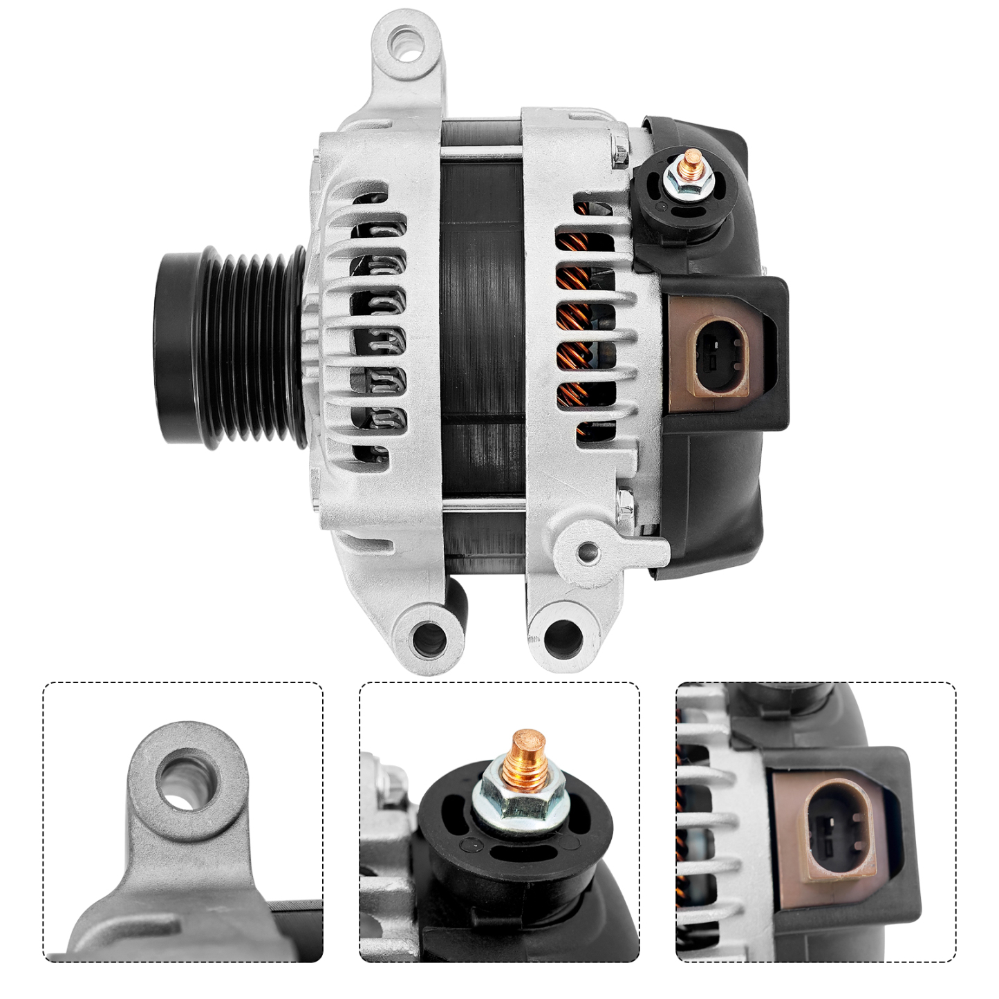 12V 150A Alternator Fits for Toyota RAV4 2019-2025 2.5L for Lexus ES250 2021-2025 NX250 2022-2025 2.5L L4