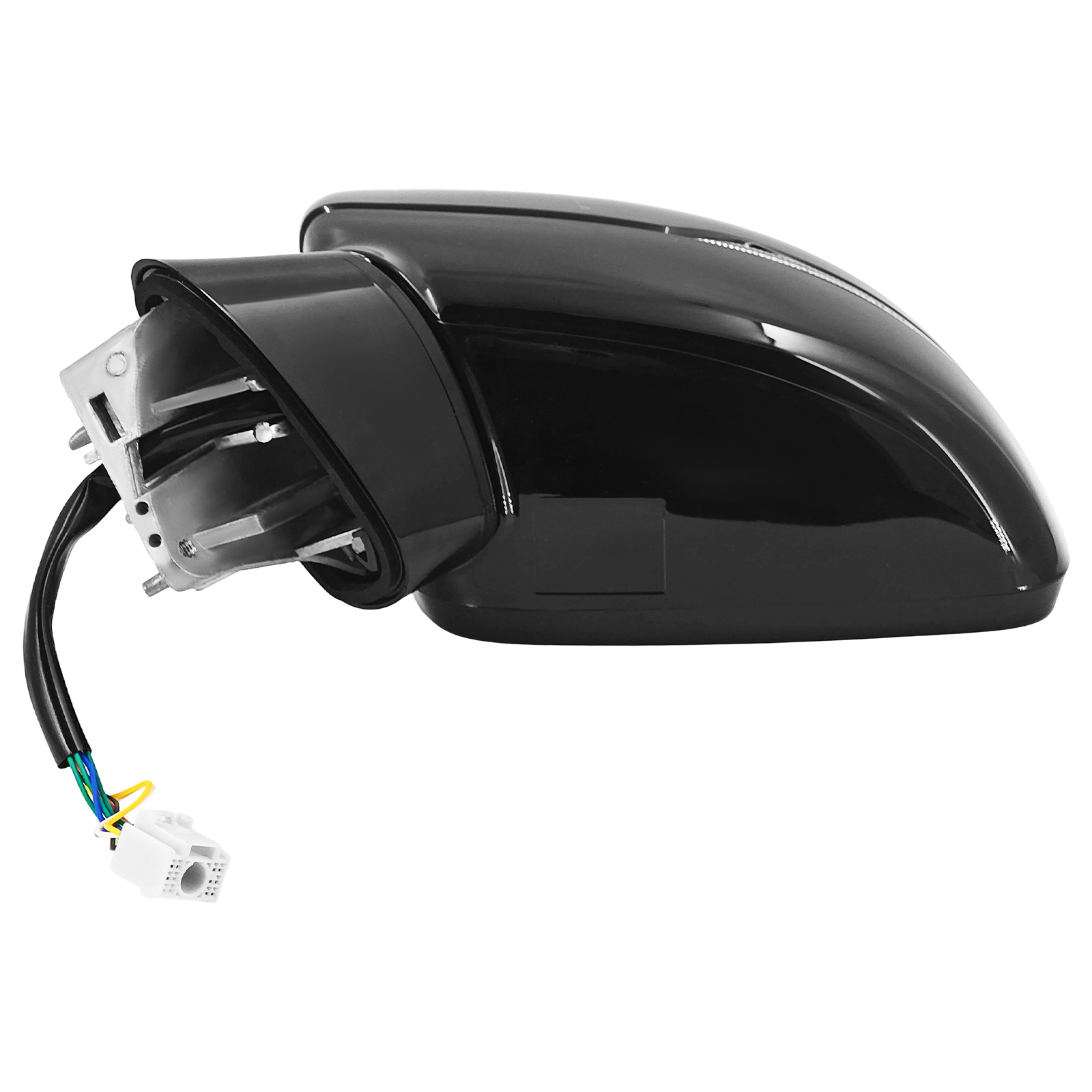 8 Pin Black Left Driver Side Mirror Fits for Kia Sorento 2021-2025 w/Power Adjust/ Heated/Signal Light/ Blind Spot