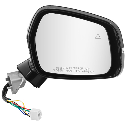 8 Pin Black Right Side Mirror Fits for Kia Sorento 2021-2025 w/Power Adjust/ Heated/Signal Light/ Blind Spot