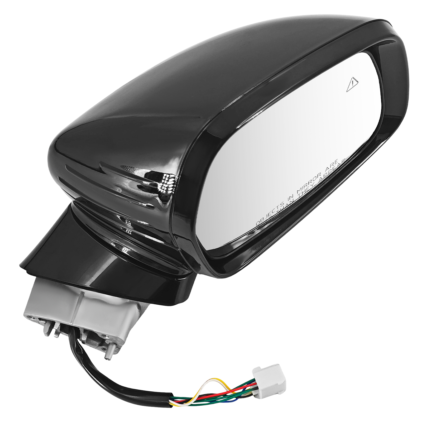 8 Pin Black Right Side Mirror Fits for Kia Sorento 2021-2025 w/Power Adjust/ Heated/Signal Light/ Blind Spot
