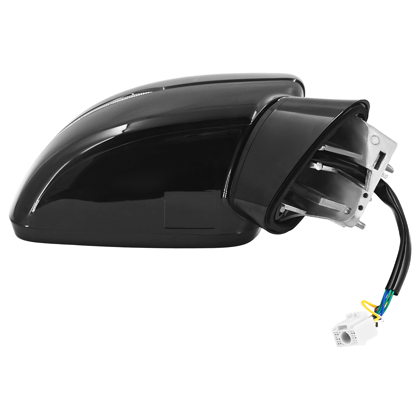 8 Pin Black Right Side Mirror Fits for Kia Sorento 2021-2025 w/Power Adjust/ Heated/Signal Light/ Blind Spot
