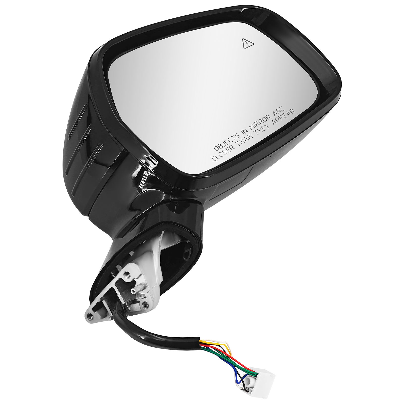 8 Pin Black Right Side Mirror Fits for Kia Sorento 2021-2025 w/Power Adjust/ Heated/Signal Light/ Blind Spot