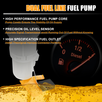 Fuel Pump for Toyota Celica GT/GTS MR2 Spyder 1.8L 2000-2005 Dual Fuel Line Fuel Pump