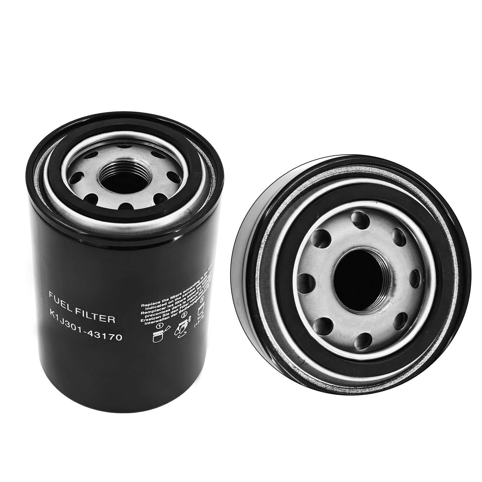 8 Pcs K38889902 Maintenance Filter Kit Compatible with Takeuchi TL12V2 and TL12R2