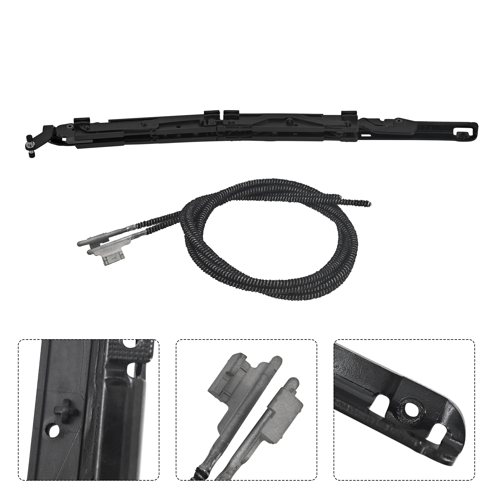 Panoramic Sunroof Track Brackets Fits for VW Tiguan 2011-2016 with Glass Cables