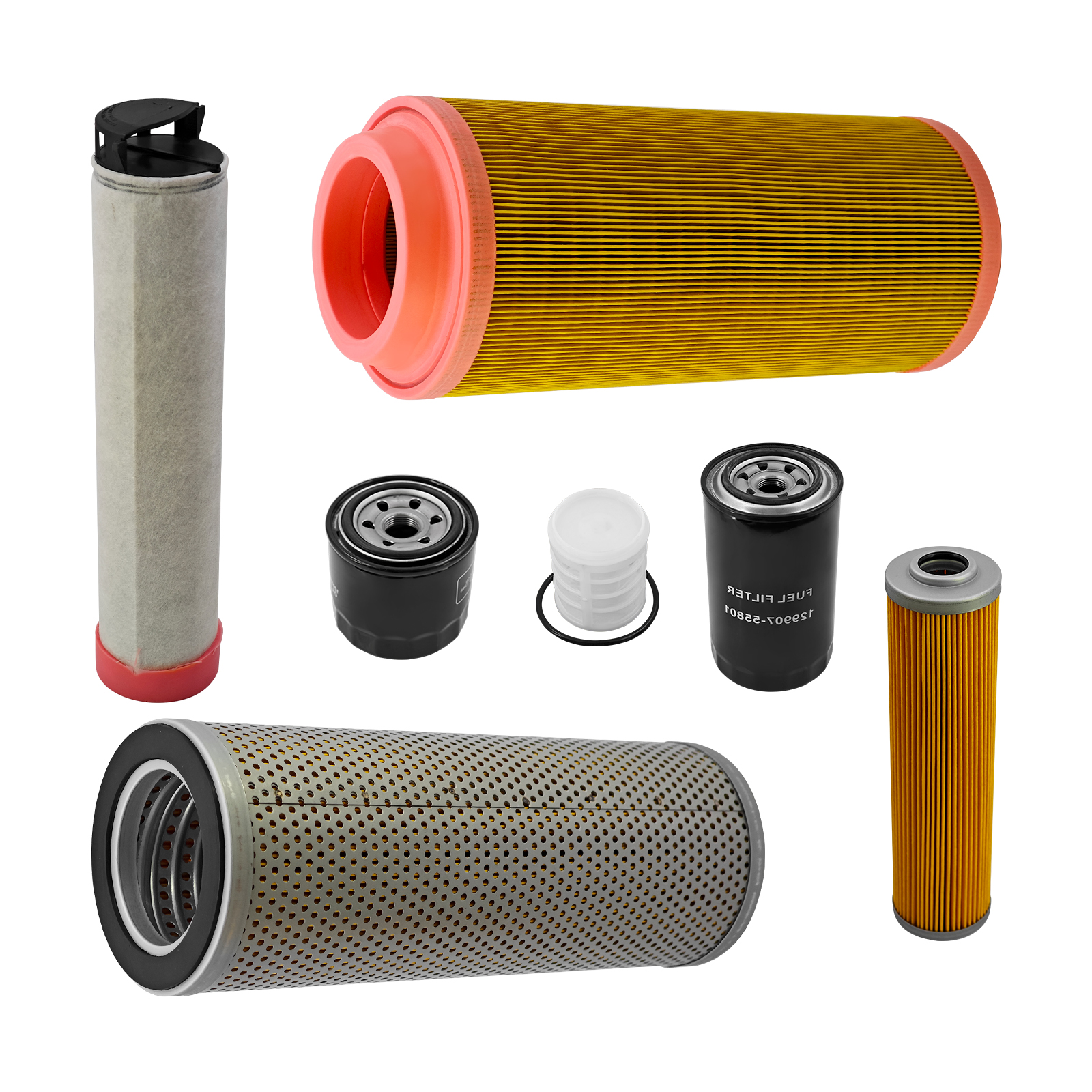 7 Pcs Maintenance Filter Kit Fits for Takeuchi TL240 Compact Track Loaders