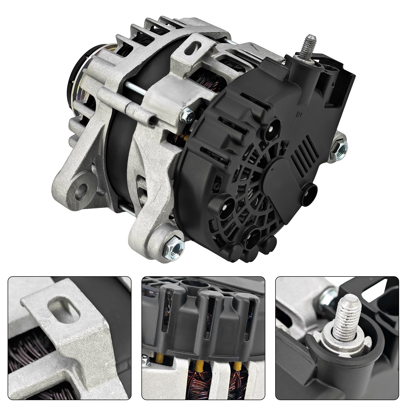 150A Alternator Fits for Hyundai Sonata 2.5L 2021-2026 Santa Fe 2021-2025,Santa Cruz 2022-2025