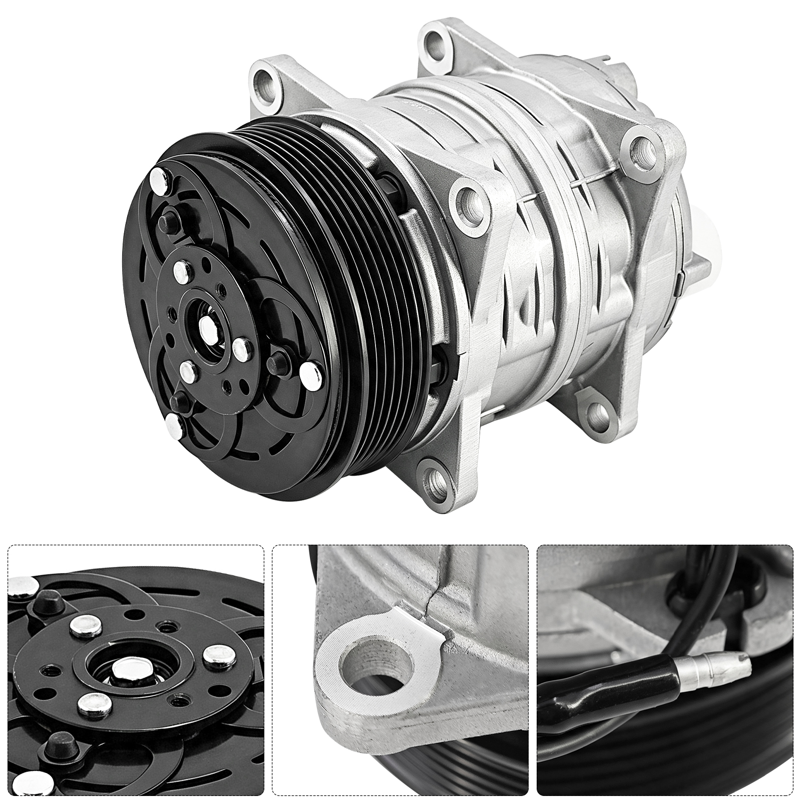 A/C Compressor Fits for Polaris Ranger Crew XP 1000 2017-2021 for Polaris Ranger Crew XP 1000 2017-2021; Ranger XP 1000 2017-2021; Ranger Crew 1000 2019-2020