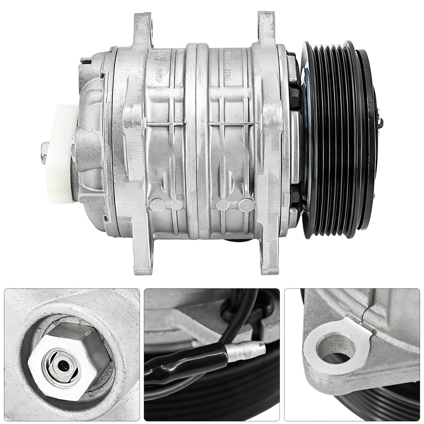 A/C Compressor Fits for Polaris Ranger Crew XP 1000 2017-2021 for Polaris Ranger Crew XP 1000 2017-2021; Ranger XP 1000 2017-2021; Ranger Crew 1000 2019-2020