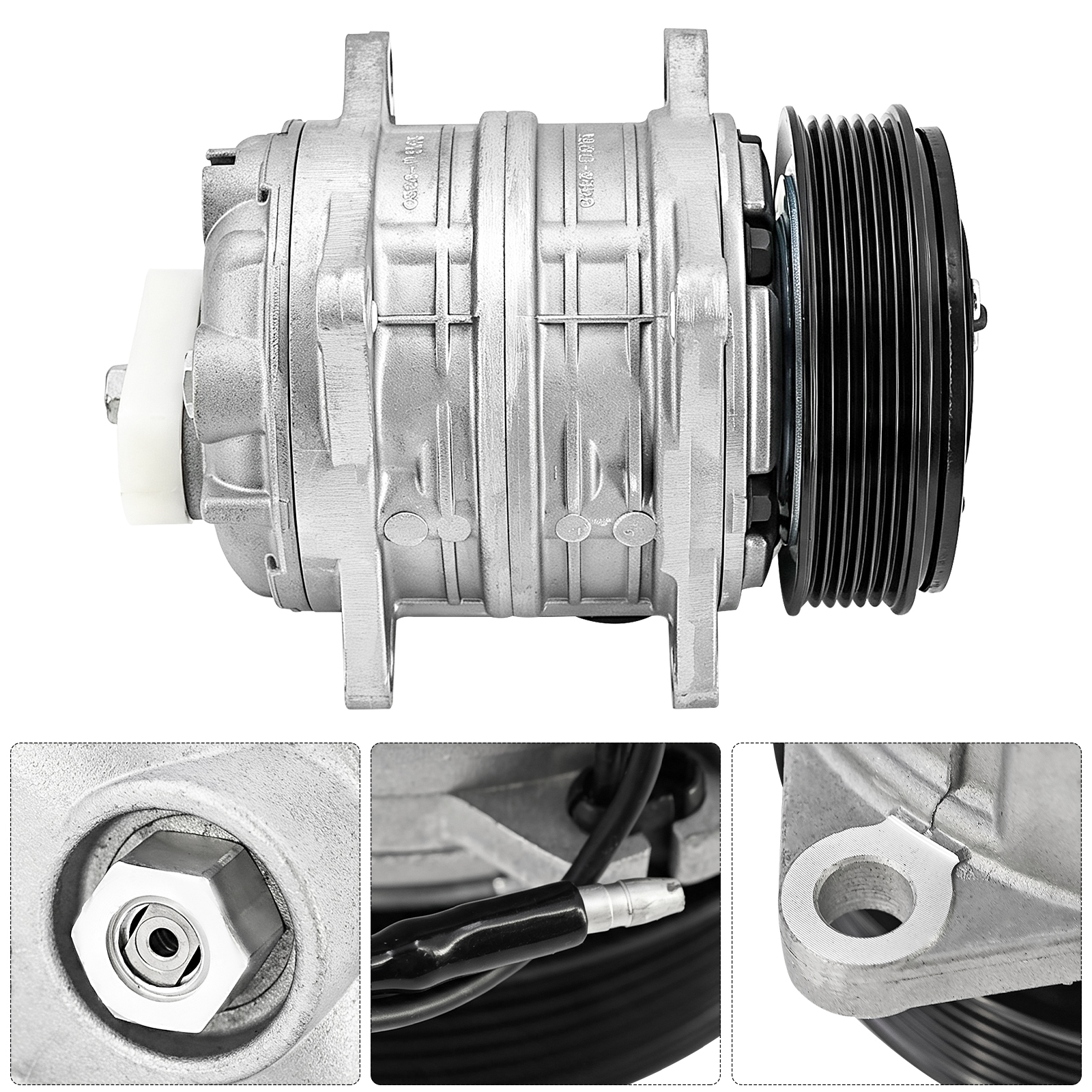 A/C Compressor Fits for Polaris Ranger Crew XP 1000 2017-2021 for Polaris Ranger Crew XP 1000 2017-2021; Ranger XP 1000 2017-2021; Ranger Crew 1000 2019-2020