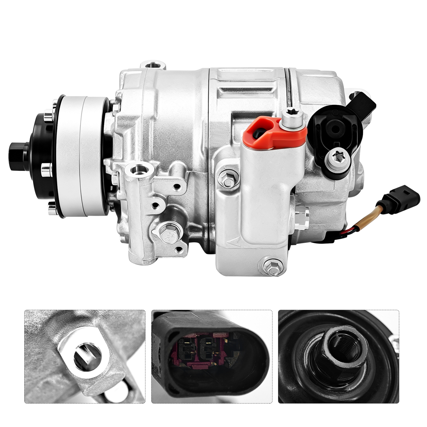 12V AC Compressor Fits for Lamborghini Huracan 5.2L 2015-2024 for Audi R8 5.2L 2017-2023