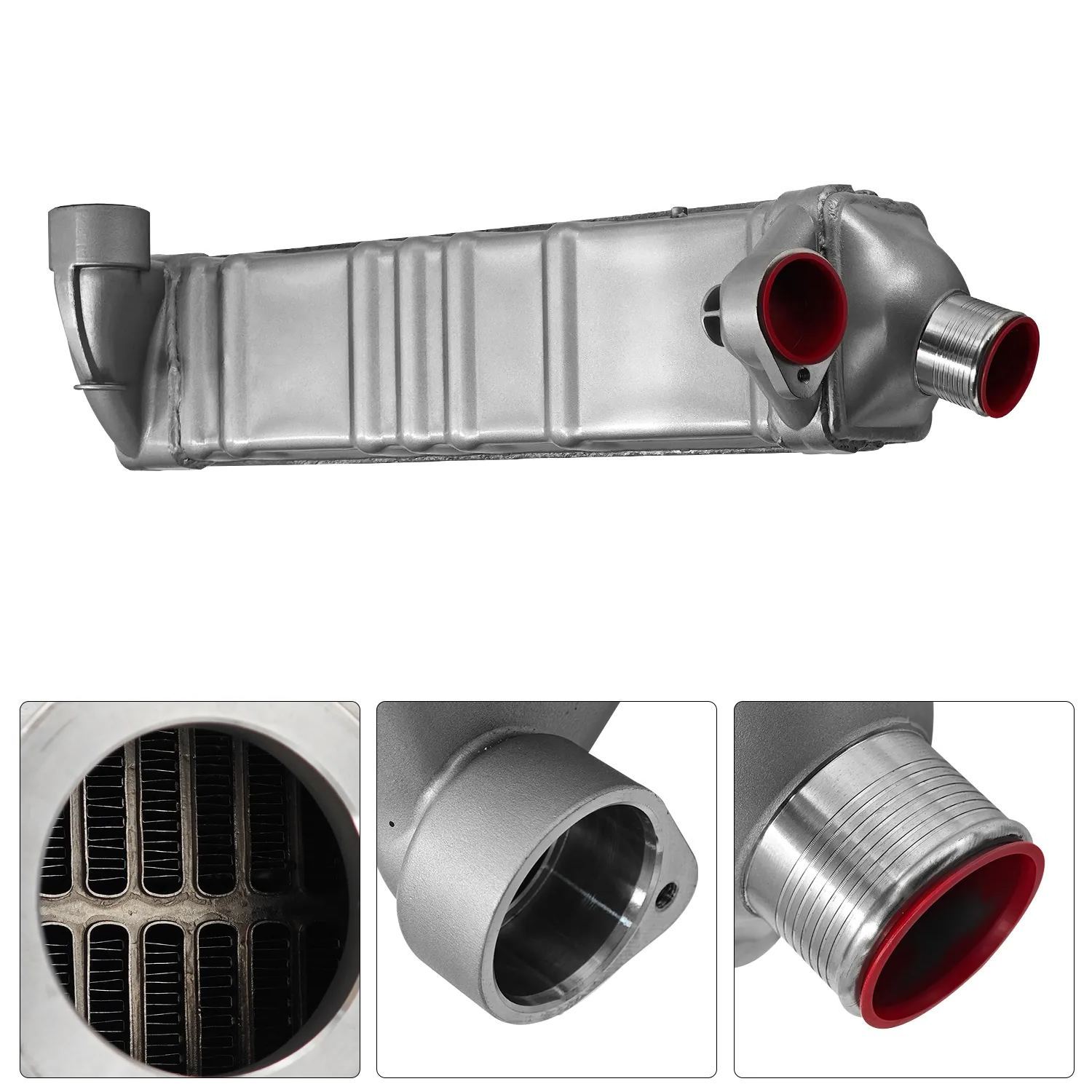 85136428 EGR Cooler with Hose and Clamps for 2008-2016 Mack MP8 Volvo D13 Engine 12.8L