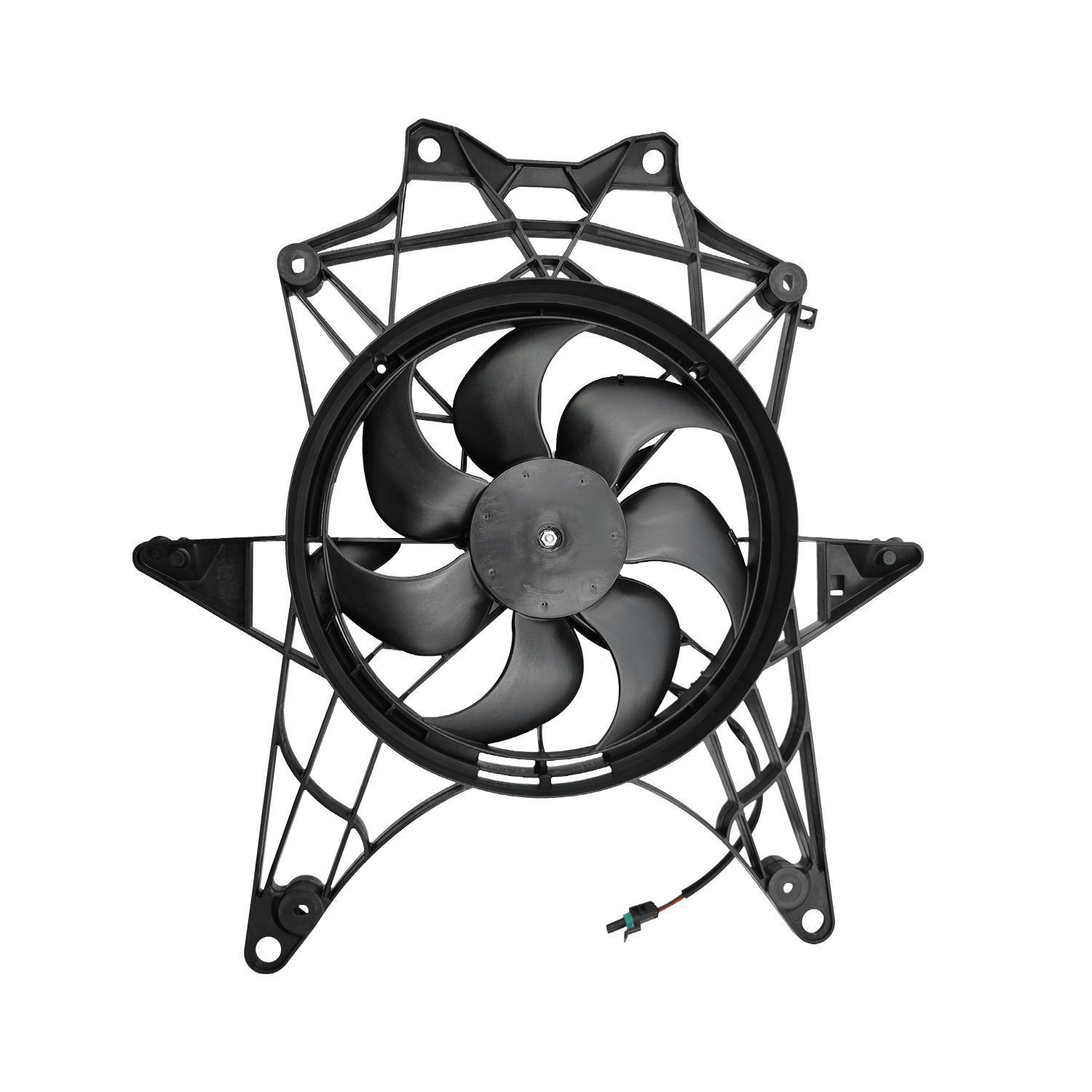12v Cooling Radiator Fan Assembly Compatible with Can-Am 2017-2025 Maverick X3 #709200588 