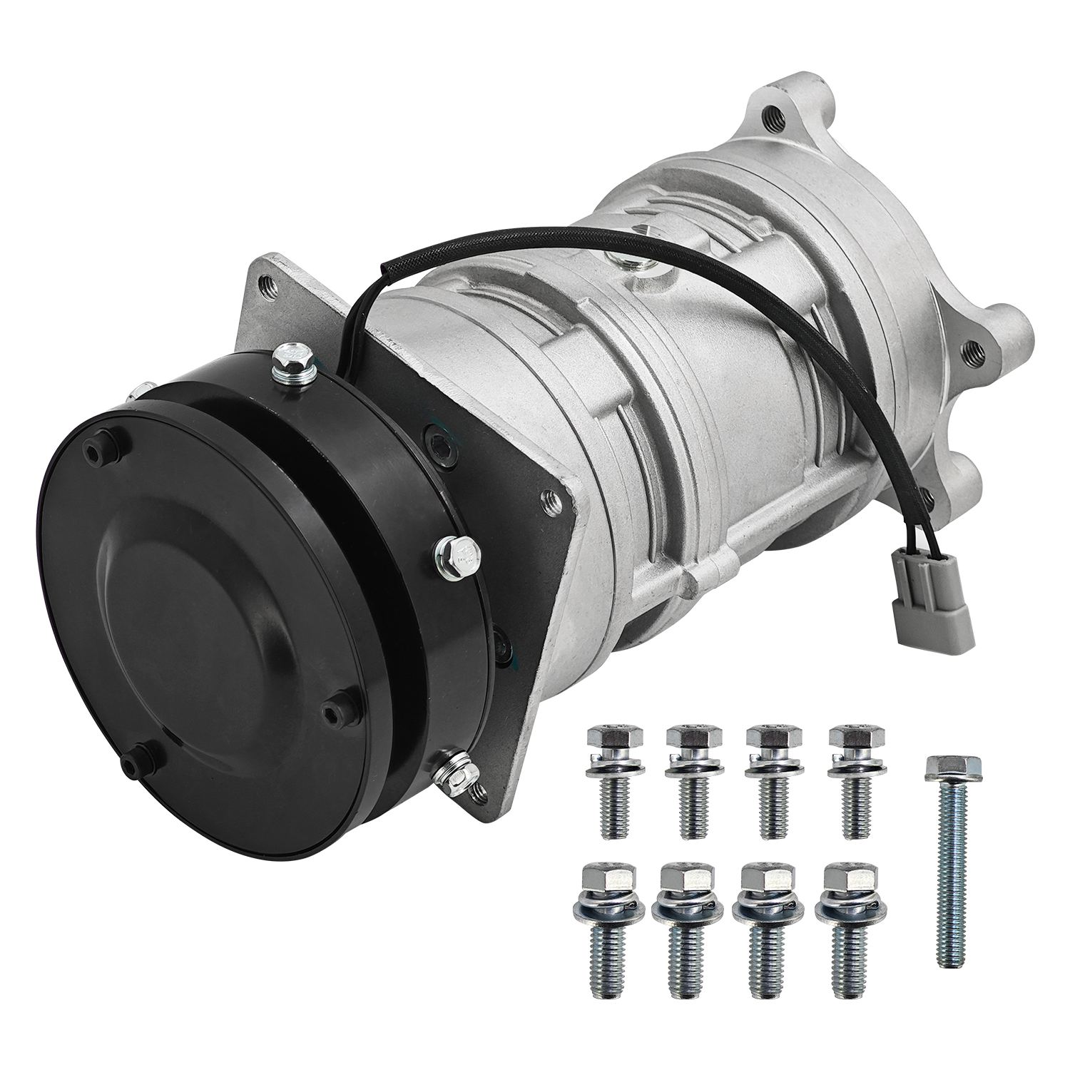 A/C Compressor with Clutch Fit for John Deere 4020 4030 4430 4440 4000 4040 4230 2040 2140 3040 3140 6600 7720 8820
