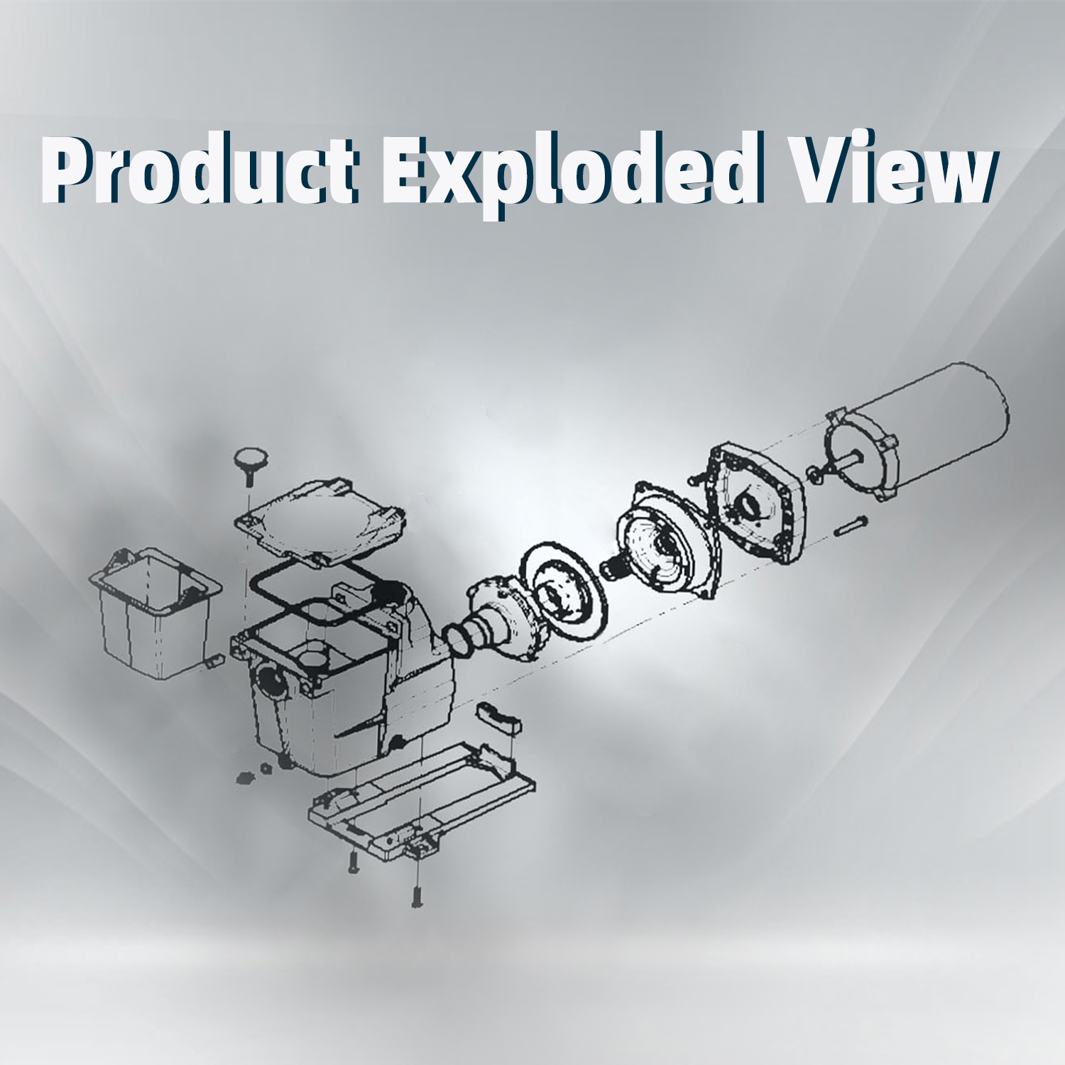 W3SP2607X10 Super Pool Pump 1HP 115/230V Single Speed Replacement for Hayward SP2607X10