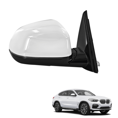 Right Side Mirror fits for 2019-2022 BMW X4 Support Power Folding Glass Adjustment Power Heated with Turn Signal Light Support BSM with Memory