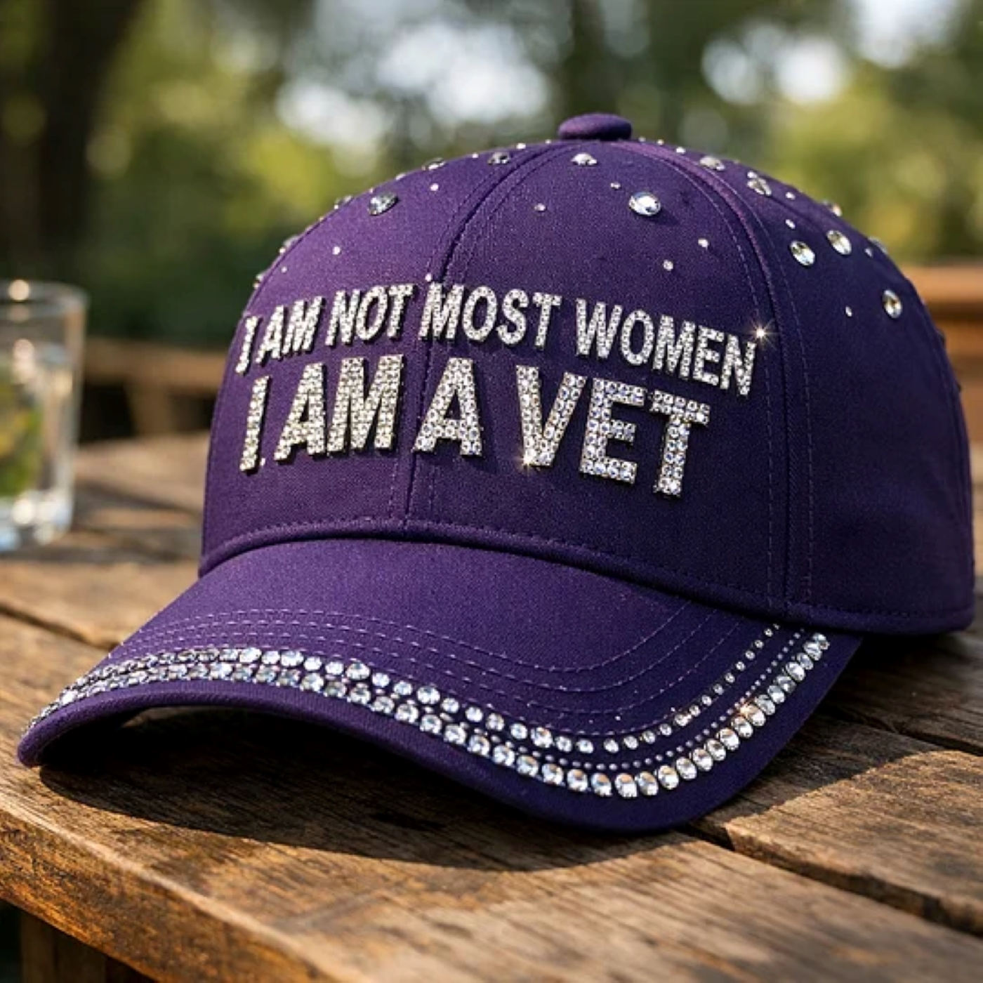 Women's Veterans Art Print Casual Hat