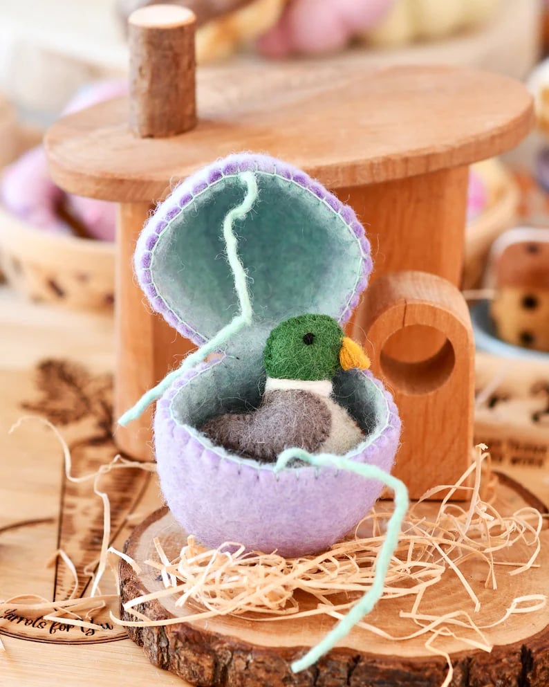 Surprise Easter Egg from Wool Felt