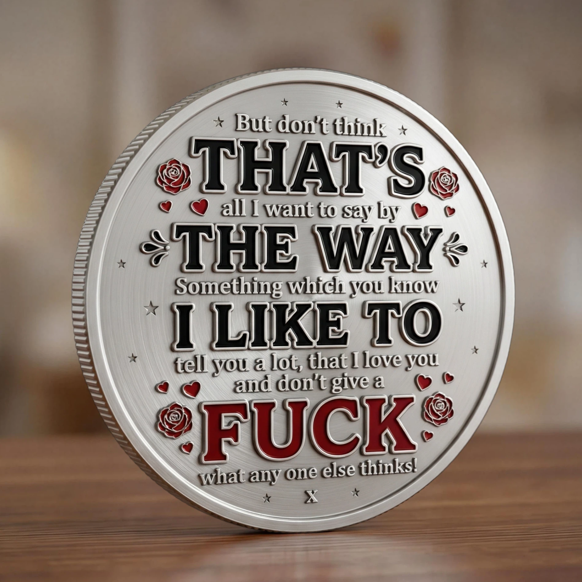 🔥🔥New Year 50% Off--💌 “Love Me Anyway” Commemorative Coin