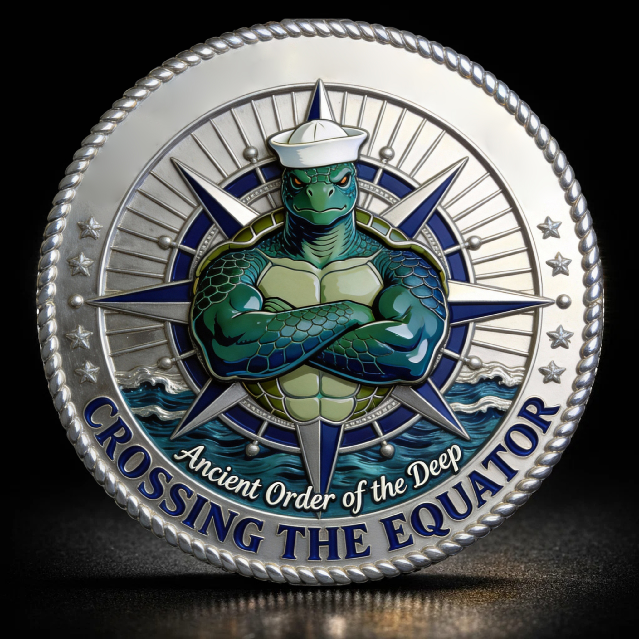 ⚓U.S. Navy “Shellback” & “Golden Shellback”Challenge Coin