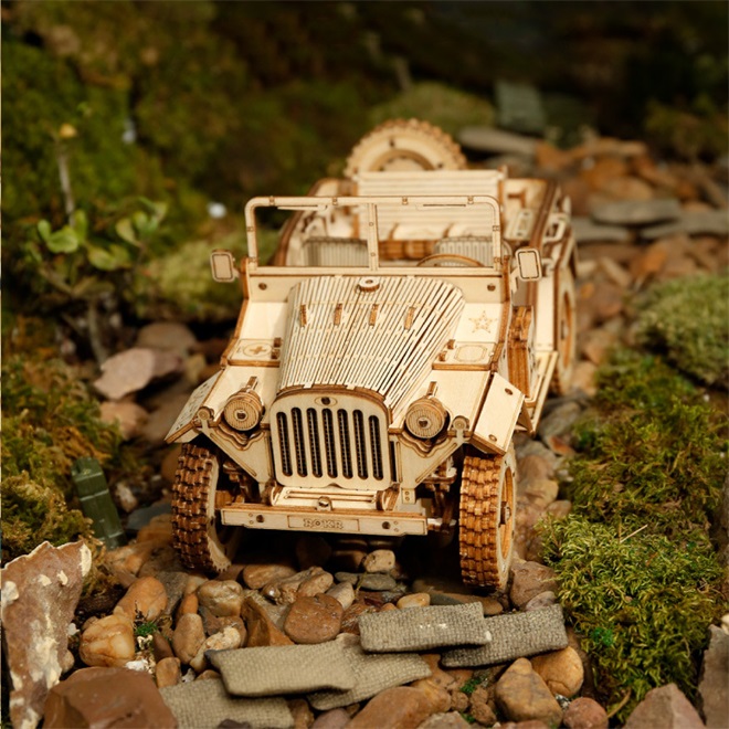 Super Wooden Mechanical Model Puzzle Set