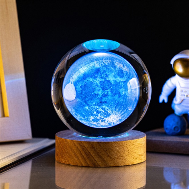 3D Planet Crystal Ball