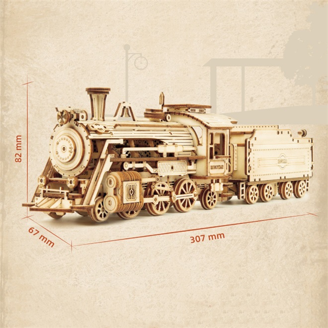 Super Wooden Mechanical Model Puzzle Set