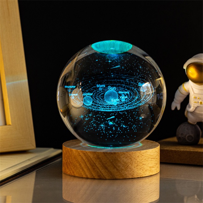 3D Planet Crystal Ball
