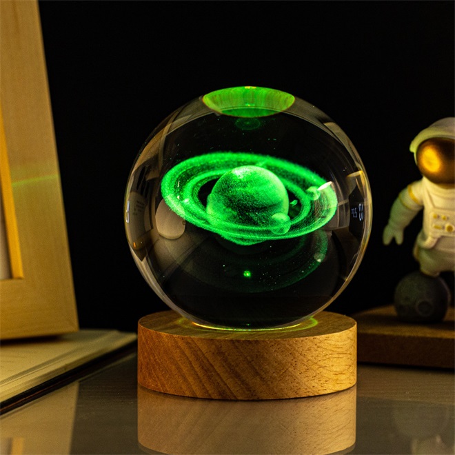 3D Planet Crystal Ball