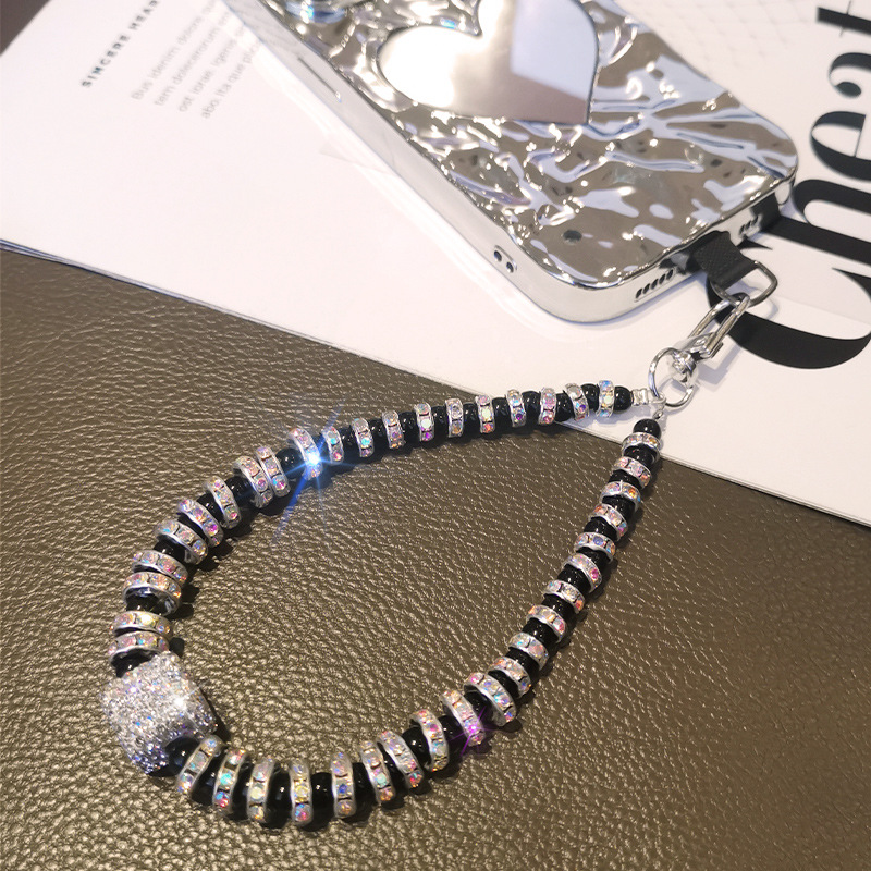 ✨2024 Valentine’s Day Gifts🎁 - Sparkling Diamond Square Rhinestone Phone Lanyard