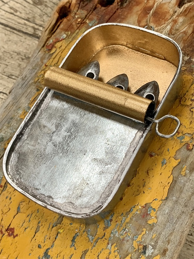 Tin of Sardines Fish Hanging Decoration Ornament